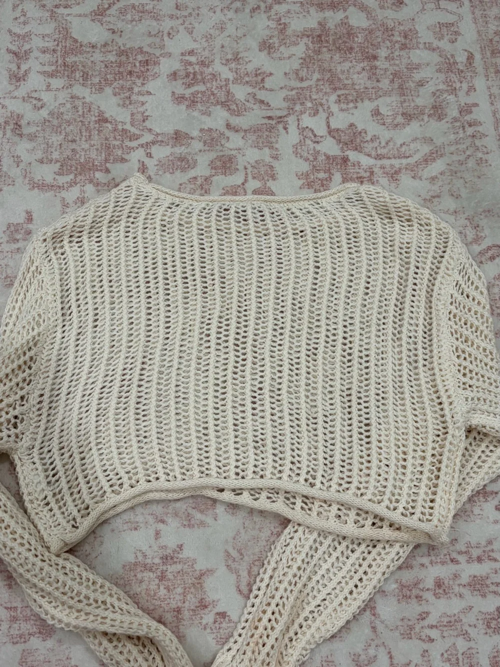 Garage Cream Sweater/Coverup